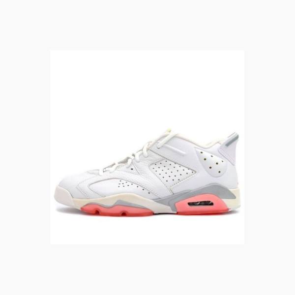 Air Jordan 6 Nike Retro Low Baskets Femme Blanche Corail | JD-561KL