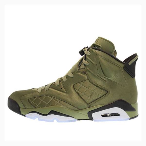 Air Jordan 6 Nike Retro Pinnacle Flight Jacket – Palm Chaussure De Basketball Homme Vert | JD-245MG