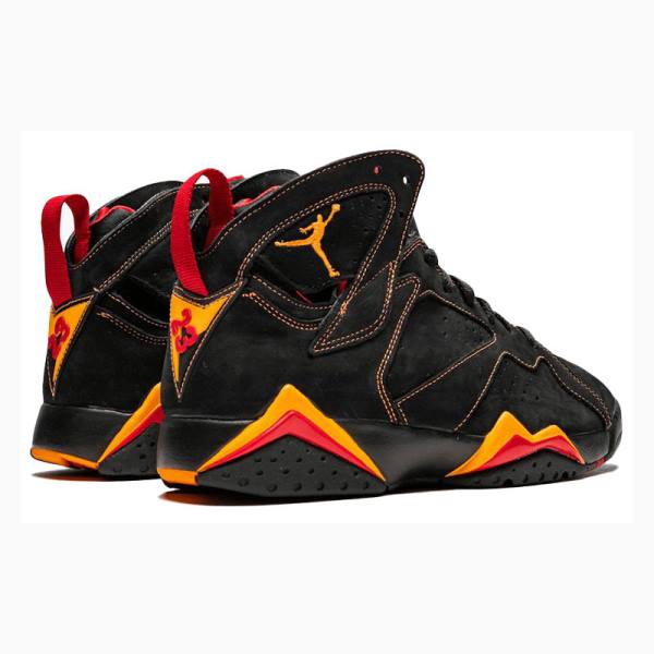 Air Jordan 7 Nike Retro Citrus Chaussure De Basketball Homme Noir Orange | JD-067RY