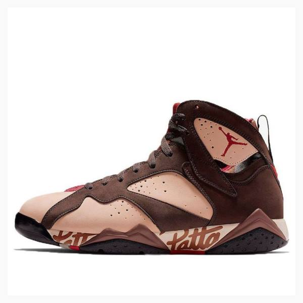 Air Jordan 7 Nike Retro Patta - Shimmer Chaussure De Basketball Homme Marron | JD-325IE