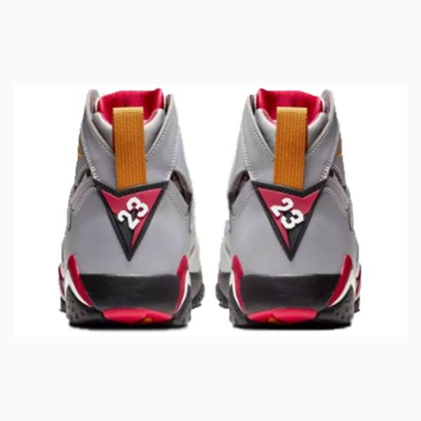 Air Jordan 7 Nike Retro Reflective Cardinal Chaussure De Basketball Homme Argent | JD-391RC