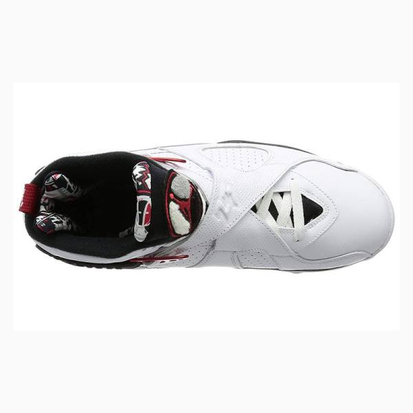 Air Jordan 8 Nike Retro Alternate Chaussure De Basketball Homme Blanche Noir Rouge | JD-064QI