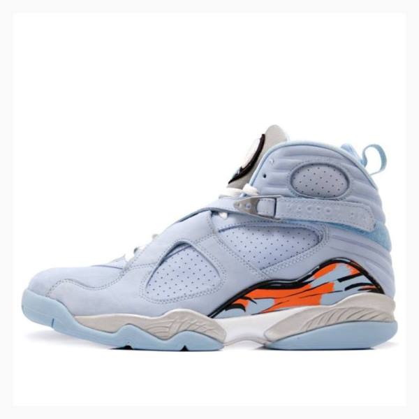 Air Jordan 8 Nike Retro \'Ice Blue\' Chaussure De Basketball Femme Bleu | JD-594EN