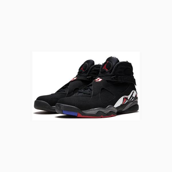 Air Jordan 8 Nike Retro Playoffs Chaussure De Basketball Homme Noir Blanche Rouge | JD-510DU