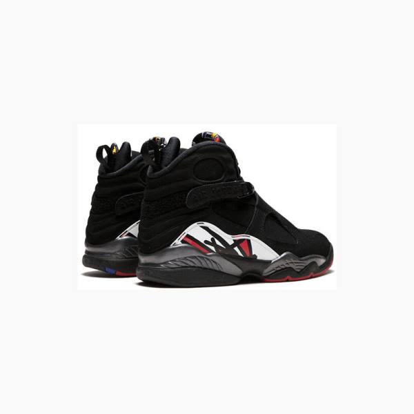 Air Jordan 8 Nike Retro Playoffs Chaussure De Basketball Homme Noir Blanche Rouge | JD-510DU