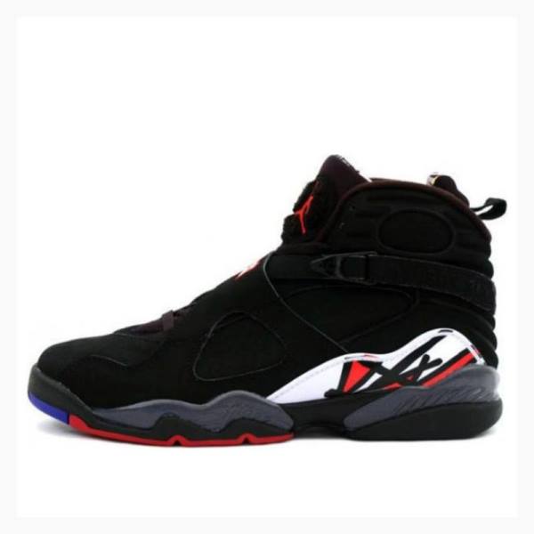 Air Jordan 8 Nike Retro Playoffs Chaussure De Basketball Homme Noir Blanche Rouge | JD-510DU