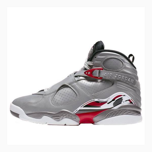 Air Jordan 8 Nike Retro Reflective Bugs Bunny Chaussure De Basketball Homme Argent | JD-207AC