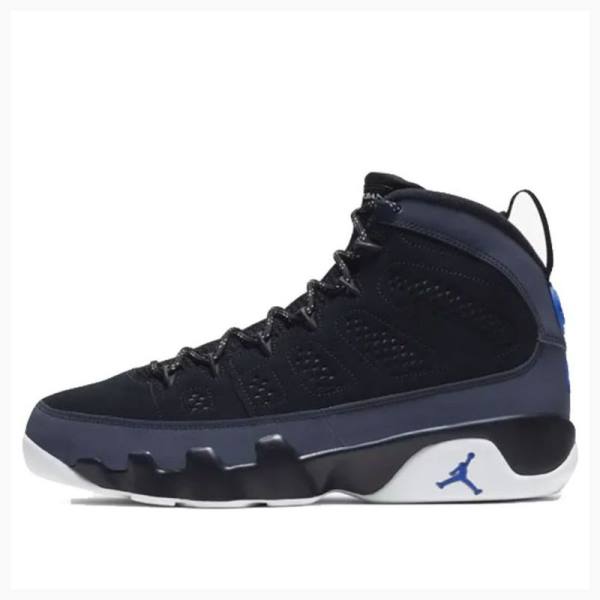 Air Jordan 9 Nike Retro Racer Blue Chaussure De Basketball Homme Noir Bleu | JD-702DH