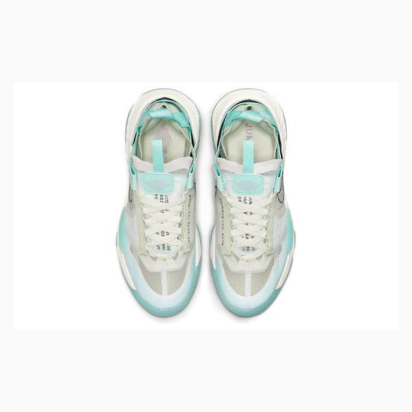 Air Jordan Nike Delta Breathe Chaussures Course Femme Grise Vert | JD-683FK