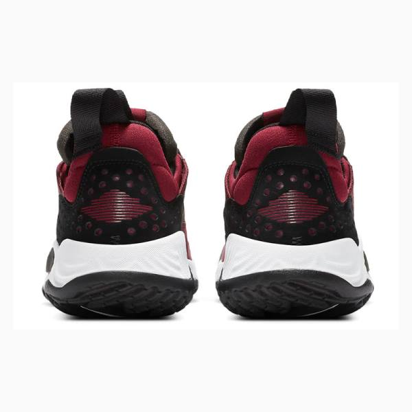 Air Jordan Nike Delta Chaussures Course Femme Rouge Noir | JD-715XD