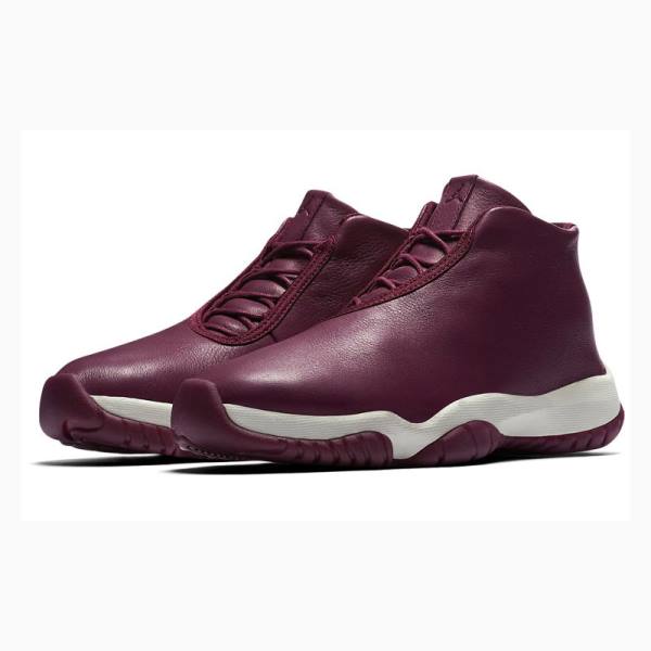 Air Jordan Nike Future Cuir Chaussure De Basketball Femme Bordeaux | JD-146AY