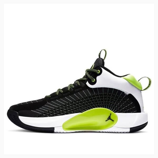 Air Jordan Nike Jumpman 2021 PF Chaussure De Basketball Homme Noir Vert Blanche | JD-902NF