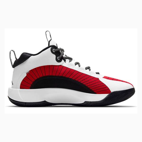 Air Jordan Nike Jumpman 2021 PF Chaussure De Basketball Homme Blanche Rouge Noir | JD-926IS