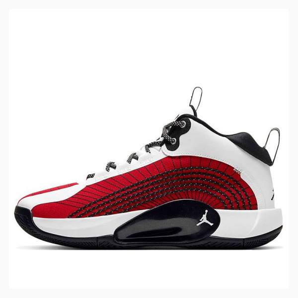 Air Jordan Nike Jumpman 2021 PF Chaussure De Basketball Homme Blanche Rouge Noir | JD-926IS