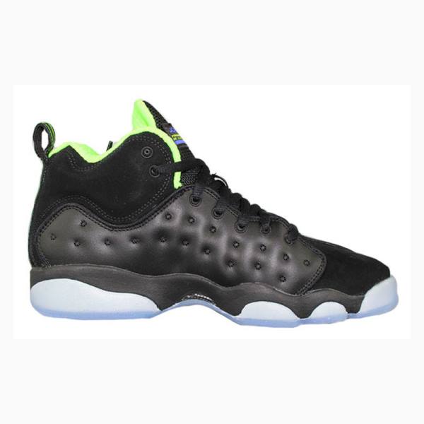 Air Jordan Nike Jumpman Team II Chaussure De Basketball Femme Noir Vert | JD-064WZ