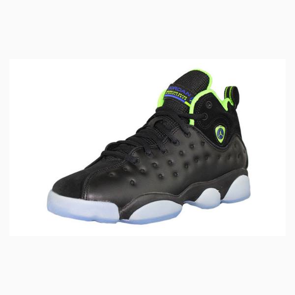 Air Jordan Nike Jumpman Team II Chaussure De Basketball Femme Noir Vert | JD-064WZ