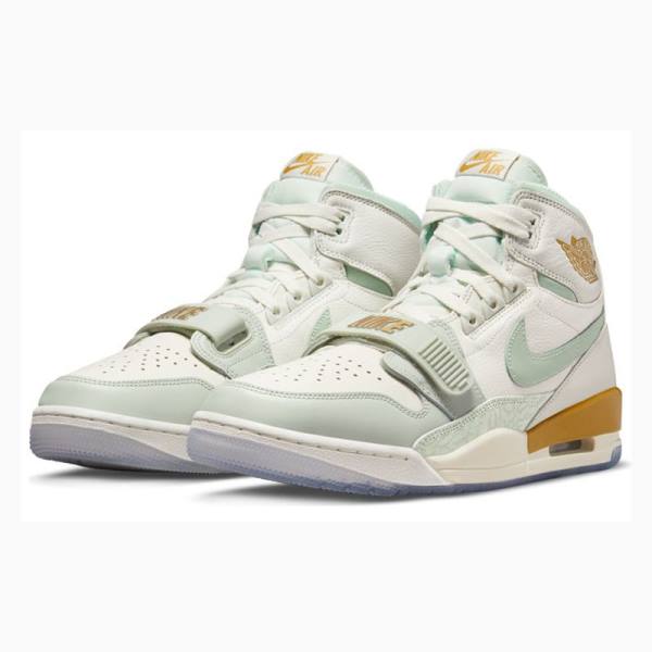 Air Jordan Nike Legacy 312 CNY Chaussure De Basketball Homme Blanche Vert Doré | JD-305SV