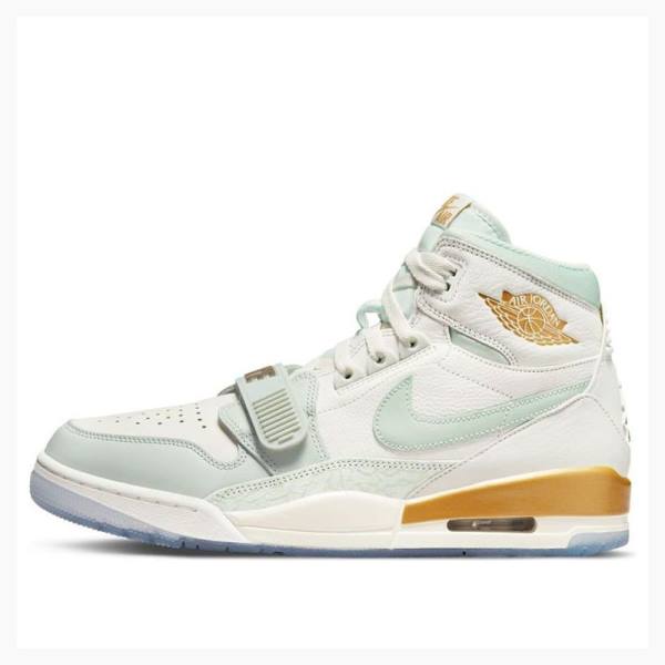 Air Jordan Nike Legacy 312 CNY Chaussure De Basketball Homme Blanche Vert Doré | JD-305SV