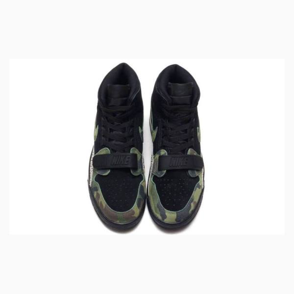 Air Jordan Nike Legacy 312 Camo Chaussure De Basketball Homme Noir Vert | JD-481VX