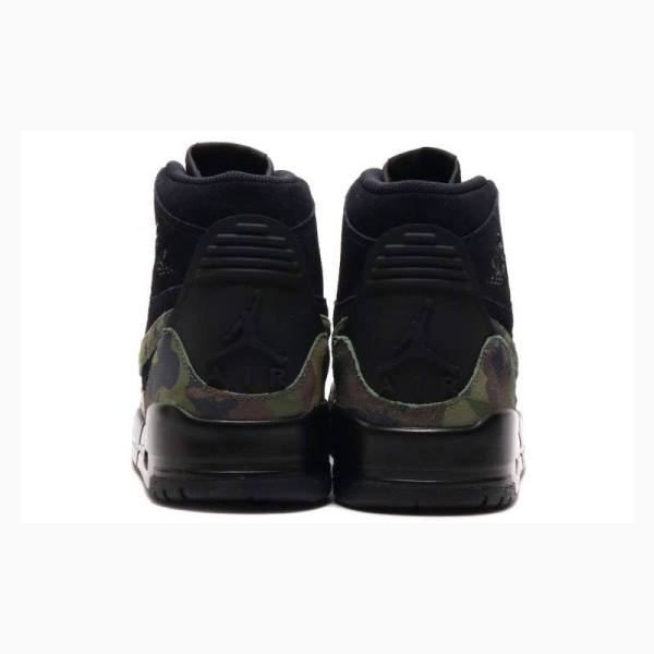 Air Jordan Nike Legacy 312 Camo Chaussure De Basketball Homme Noir Vert | JD-481VX