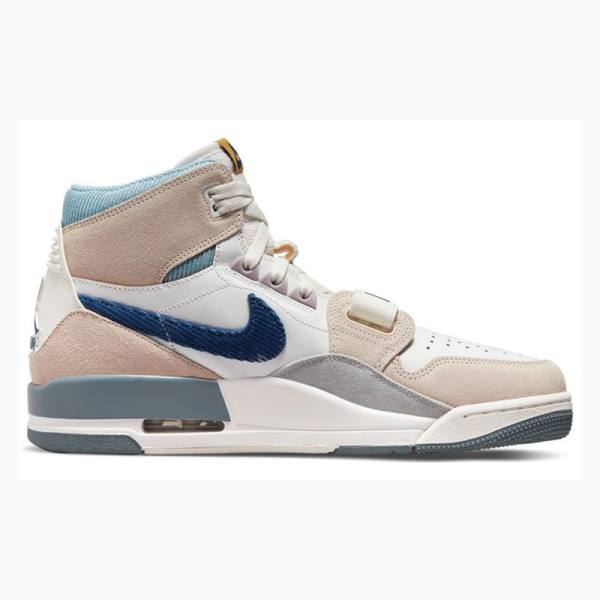 Air Jordan Nike Legacy 312 High Chaussure De Basketball Homme Beige Bleu | JD-619SW