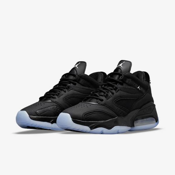 Air Jordan Nike Point Lane Chaussures Course Homme Noir Blanche | NK576BRW