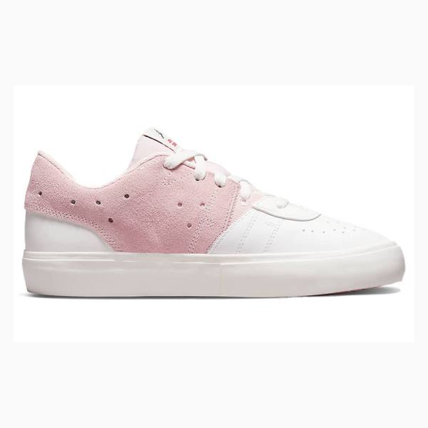 Air Jordan Nike Series ES Atmosphere Baskets Femme Blanche Rose | JD-186RM