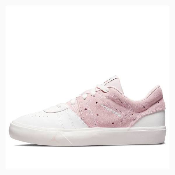 Air Jordan Nike Series ES Atmosphere Baskets Femme Blanche Rose | JD-186RM