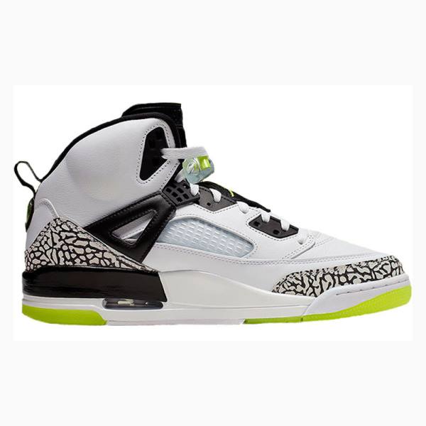 Air Jordan Nike Spizike Volt Chaussure De Basketball Homme Blanche Noir Vert | JD-930VN