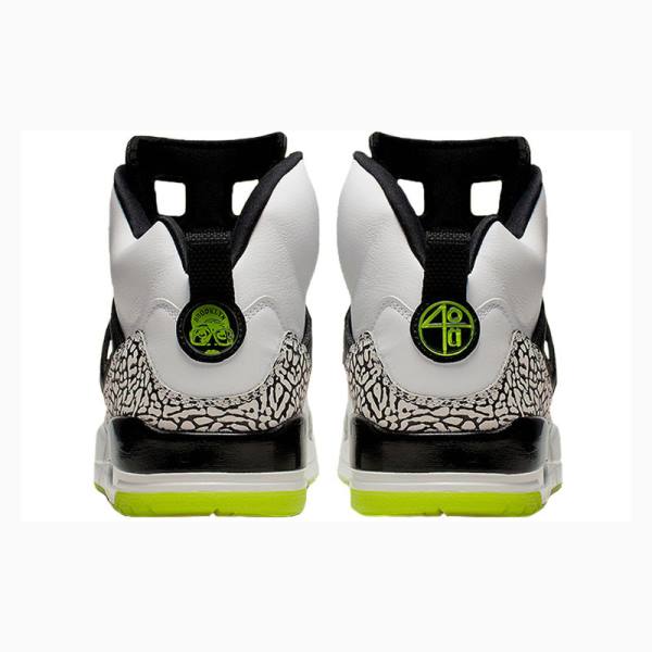 Air Jordan Nike Spizike Volt Chaussure De Basketball Homme Blanche Noir Vert | JD-930VN