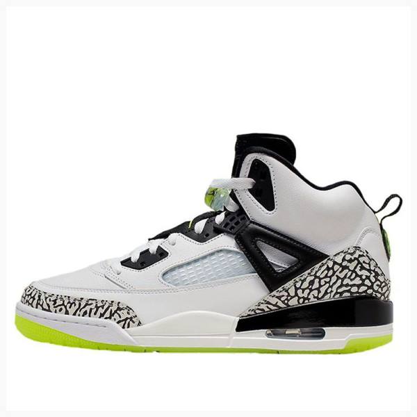 Air Jordan Nike Spizike Volt Chaussure De Basketball Homme Blanche Noir Vert | JD-930VN