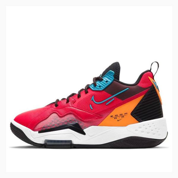 Air Jordan Nike Zoom 92 Chaussure De Basketball Femme Noir Rouge Orange | JD-013KP