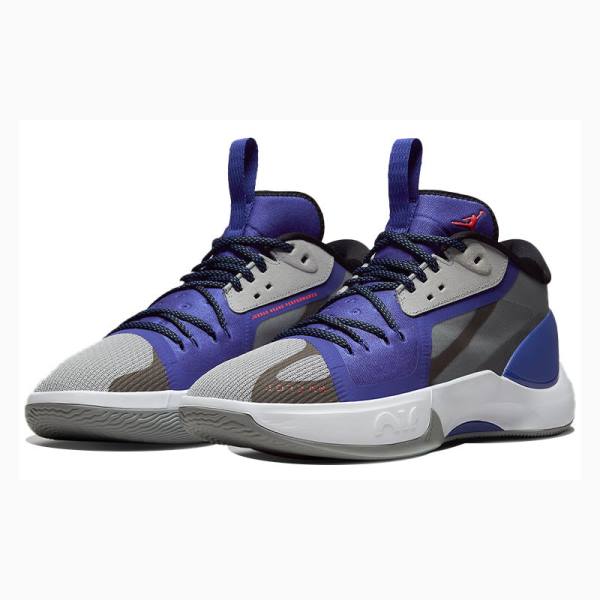 Air Jordan Nike Zoom Separate PF Chaussure De Basketball Homme Grise Bleu | JD-936AW