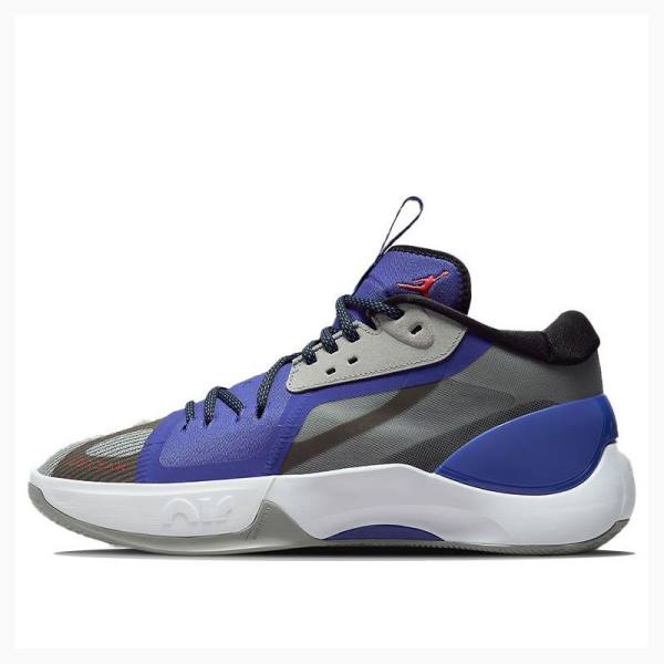 Air Jordan Nike Zoom Separate PF Chaussure De Basketball Homme Grise Bleu | JD-936AW