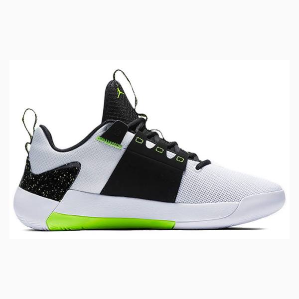 Air Jordan Nike Zoom Zero Gravity Chaussure De Basketball Homme Noir Blanche Vert | JD-736NB