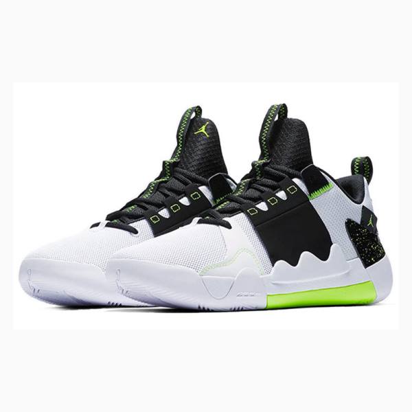 Air Jordan Nike Zoom Zero Gravity Chaussure De Basketball Homme Noir Blanche Vert | JD-736NB